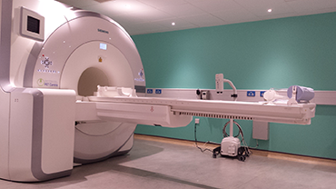 Photograph of a PET MRI machine