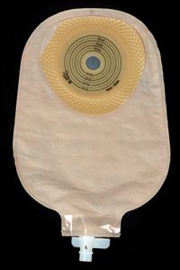 Photograph of a one piece urostomy bag
